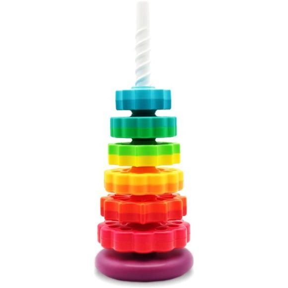 Baby Spin Stack Toy, Stacking Toy for Kids, Baby Spinning Stacking Toy - Picture 1 of 7